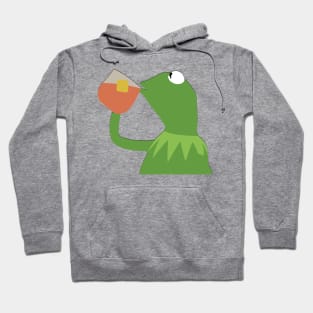 Kermit Tea Drawing Hoodie